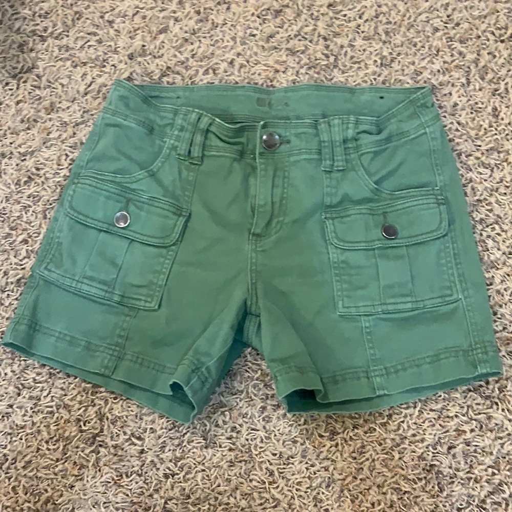 Army Green Cargo Shorts